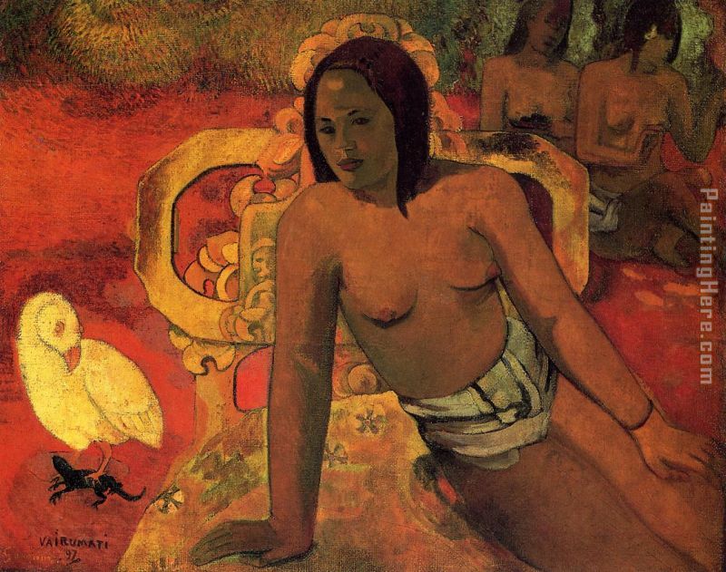 Vairumati painting - Paul Gauguin Vairumati art painting